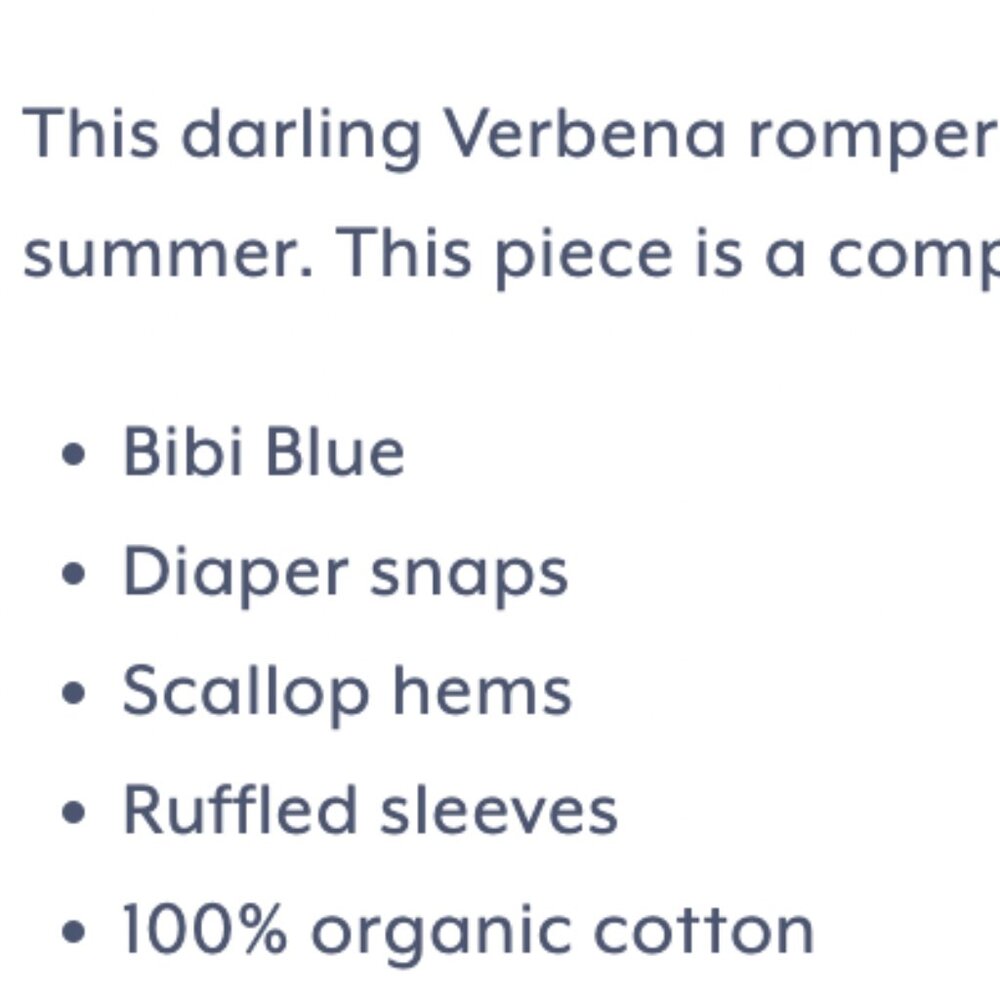 NEW Konges Slojd Verbena cotton romper in Bibi Blue floral 12 months - Picture 9 of 9